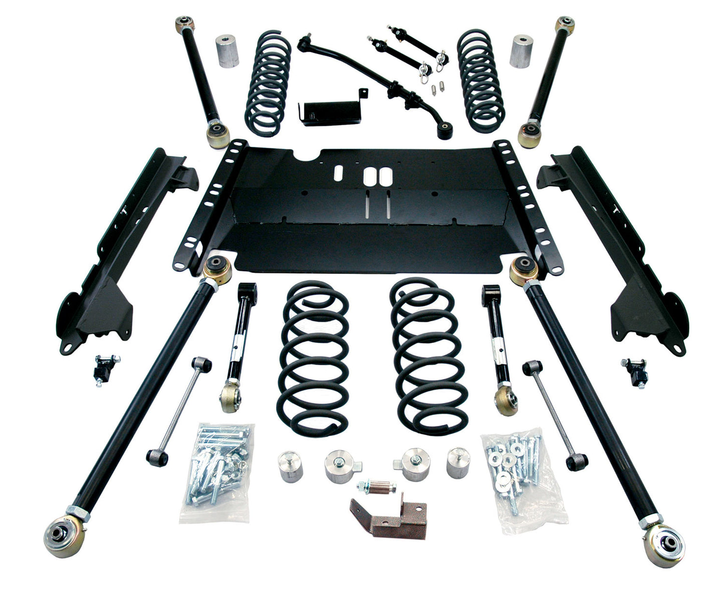 03-06 Wrangler TJ LWB 3 Inch Enduro LCG Long Arm Suspension System No Shocks TeraFlex