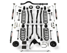 07-18 Wrangler JK 4 Door 4 Inch Suspension System w/ 8 Alpine Short Control Arms & 9550 VSS Twin-Tube TeraFlex