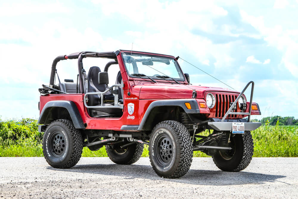 Steinjäger Doors Wrangler TJ 1997-2006 Trail, Tubular Style Black