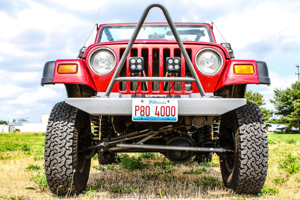 Steinjäger Suspensions Wrangler TJ 1997-2006 Tie Rod DOM Neon Green