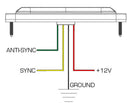 Oracle 4 LED Dual Color Slim Strobe - Amber/White SEE WARRANTY