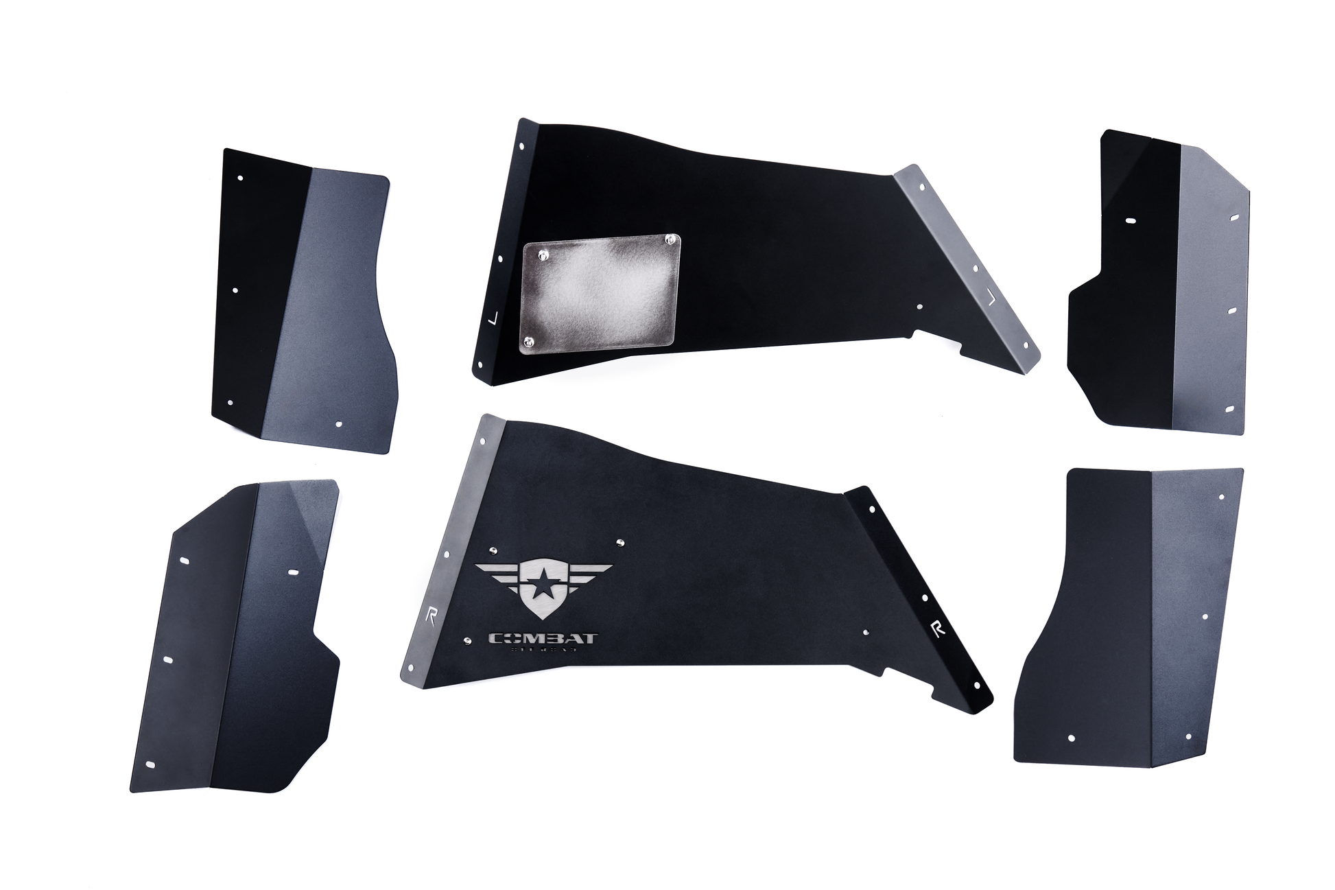Jeep JK/JKU Battle Ready Aluminum Inner Fender Kit - Rear