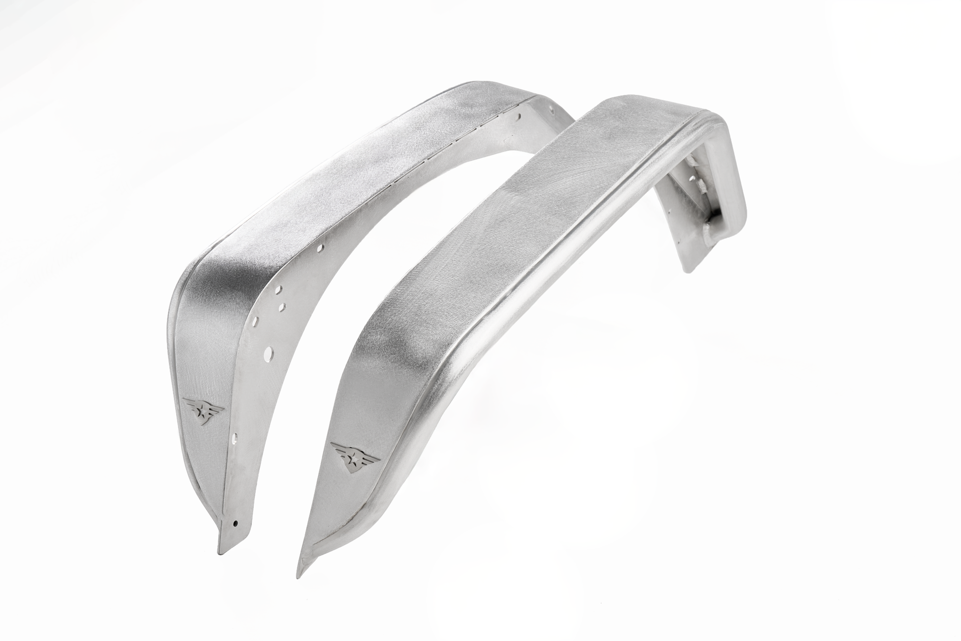 Jeep JK/JKU Full Assault Raw Aluminum Fender Kit - Rear