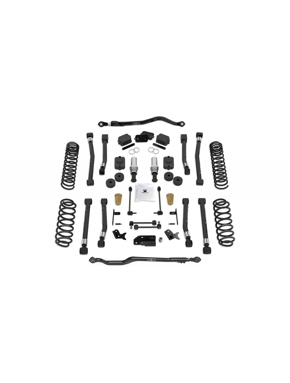 18-Up Wrangler JL 4 Door 3.5 Inch Alpine RT3 Short Arm Suspension System No Shocks - 392 TeraFlex