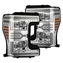 AlphaRex 17-19 Ford F250/F350/F450/F550 Stock LED Projector Headlight Converters - Pair