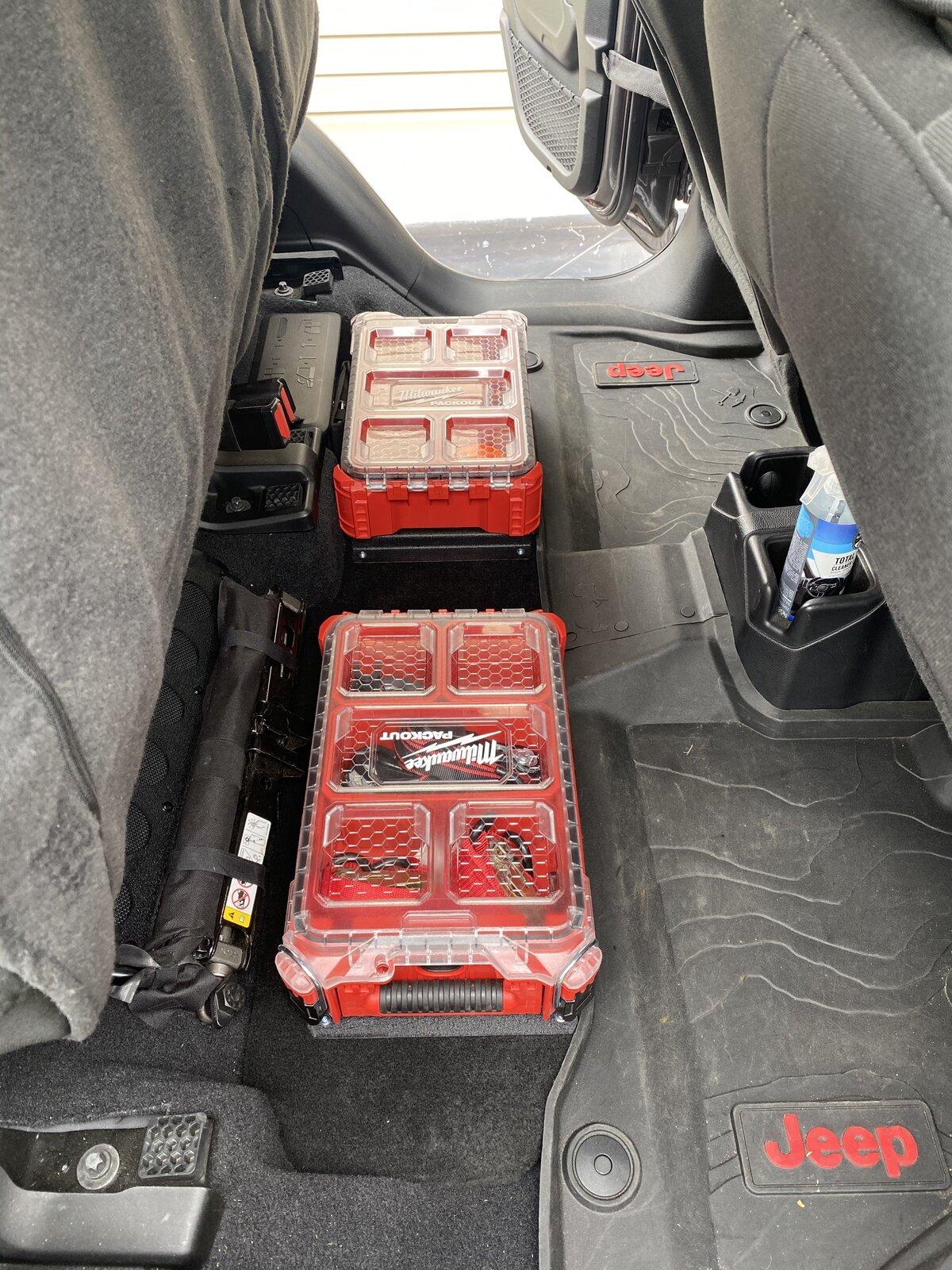 Jeep Gladiator Under Seat Storage Box