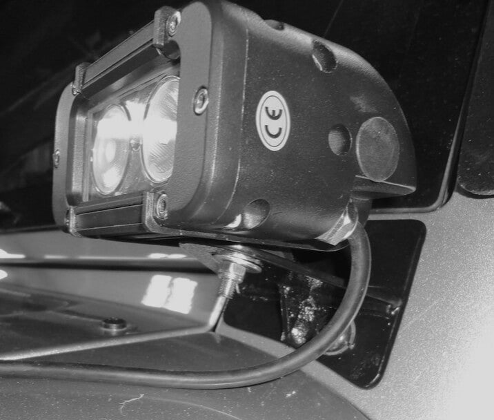 Steinjäger Exterior Accessories Wrangler JK 2007-2018 Light Mounts Brackets and Lights Black