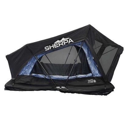 Overland Vehicle Systems XD Sherpa Solo - Soft Sided Roof Top Tent, 1 Person, Grey Body & Black Rainfly