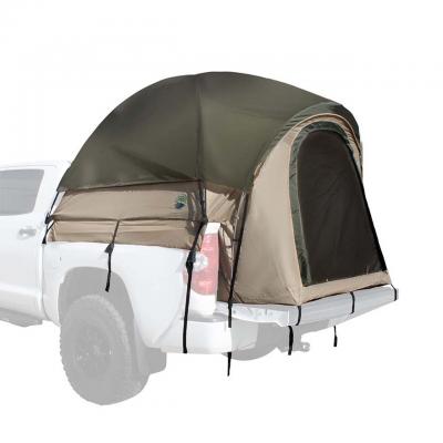 Overland Vehicle Systems LD TACT - Bed Tent Mid Size 5.0'-5.2', Tan Body & Green Rainfly