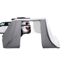Overland Vehicle Systems HD Nomadic 270 LT - Awning Wall 1, Passenger Side, Grey Body, Green Trim W/Storage Bag