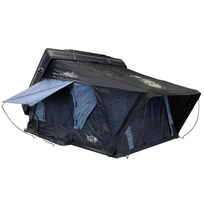 Overland Vehicle Systems XD Everest 4 - Cantilever Aluminum Roof Top Tent, 4 Person, Grey Body & Black Rainfly