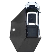 Overland Vehicle Systems XD Nomadic 180 LTE - Awning w/ Lights, Black Body, Black Trim & Black Travel Cover