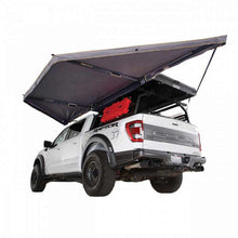 Overland Vehicle Systems HD Nomadic 180 LTE - Awning, Grey Body, Green Trim & Black Travel Cover