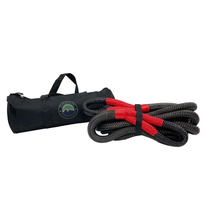 Overland Vehicle Systems Brute Kinetic Recovery Strap 1" x 30" With Storage Bag