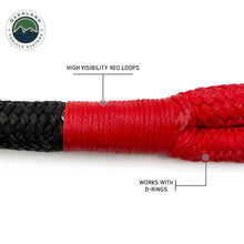 Overland Vehicle Systems Brute Kinetic Recovery Rope 1 1/4" x 30' With Storage Bag