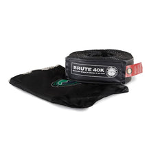 Overland Vehicle Systems Tow Strap 4" x 30' Gray With Black Ends & Storage Bag