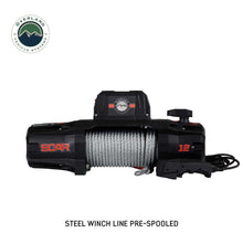 Overland Vehicle Systems SCAR 12 - 12,000 lb. Winch With Steel Cable & Wireless Remote