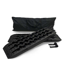 Overland Vehicle Systems Recovery Ramp With Pull Strap and Storage Bag - Black