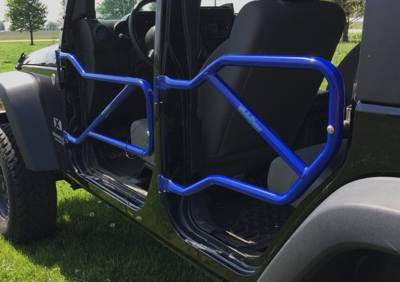 Steinjäger Doors Wrangler JK 2007-2018 Trail, Tubular Style Front and Rear Doors Southwest Blue