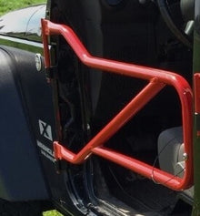 Steinjäger Doors Wrangler JK 2007-2018 Trail, Tubular Style Front Doors Red Baron