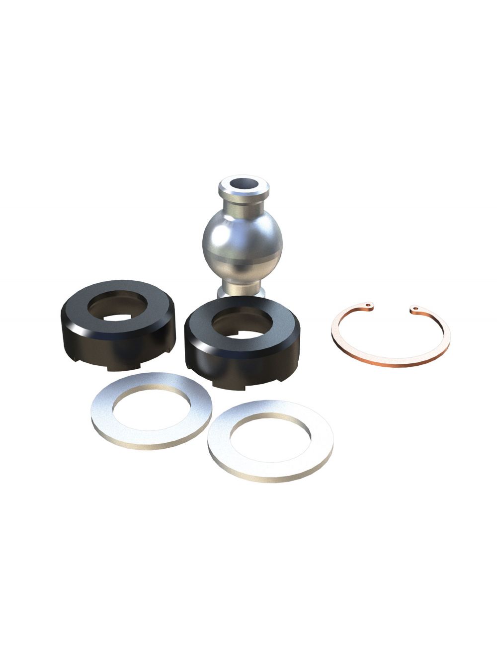 07-18 Wrangler JK Joint Rebuild Kit Long Arm Upper Small Offset Front Axle/Rear Frame TeraFlex