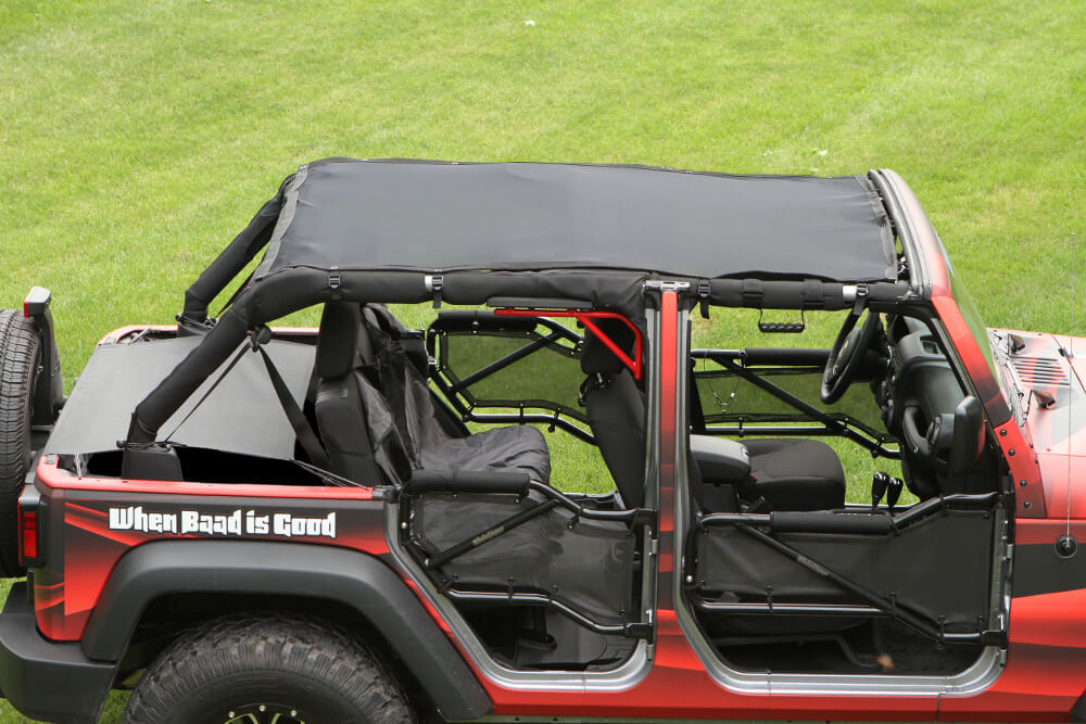 Steinjäger Interior Accessories Wrangler JK 2007-2018 Cab Organizers Cargo Cover 4 Door