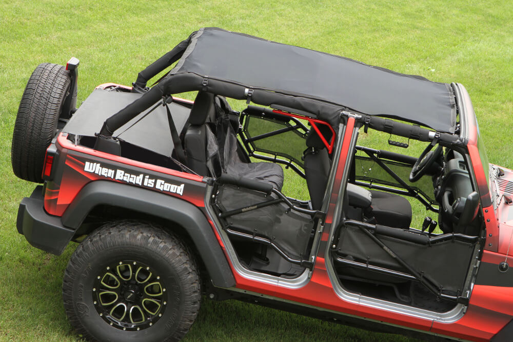 Steinjäger Interior Accessories Wrangler JK 2007-2018 Cab Organizers Cargo Cover 4 Door