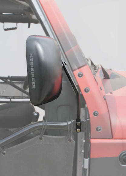 Steinjäger Doors Wrangler JK 2007-2018 Mirror Legs to Fit Tube Doors Texturized Black