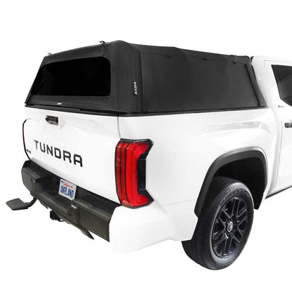 Overland Vehicle Systems Explorer Soft Shell - Black Diamond Canvas and Aluminum Frame 2022-2026 Tundra