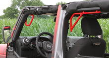 Steinjäger Interior Accessories Wrangler JK 2007-2018 Grab Handles Front and Rear for 4 Door JKU Red Baron
