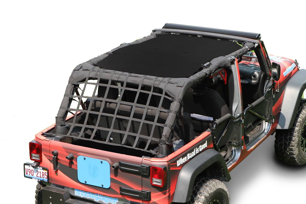 Steinjäger Tops and Covers Wrangler JK 2010-2018 Fabric Teddy 4 Door Black