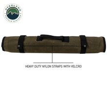 Overland Vehicle Systems Rolled Bag Socket With Handle And Straps - #16 Waxed Canvas
