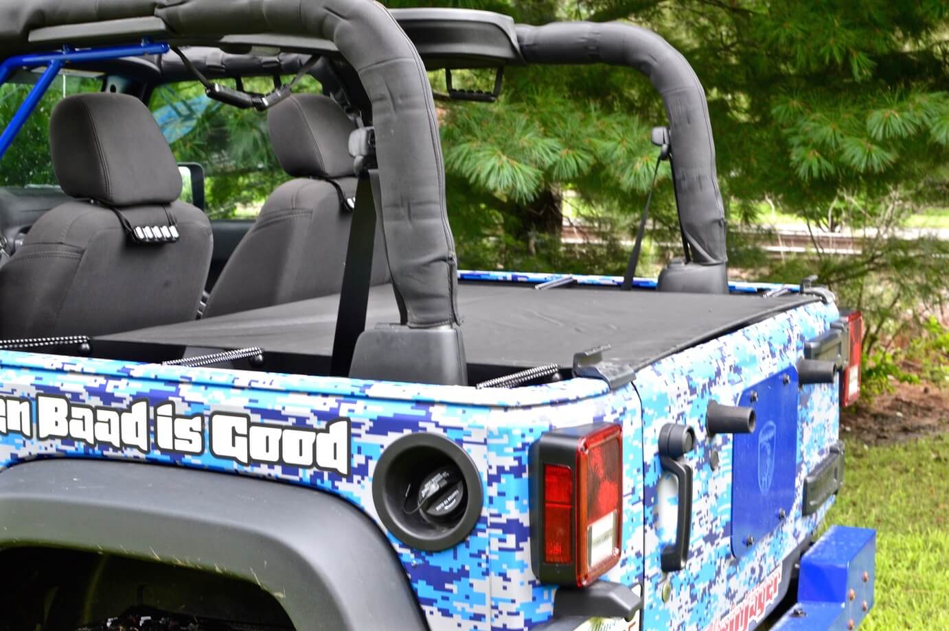 Steinjäger Interior Accessories Wrangler JK 2007-2018 Cab Organizers Cargo Cover 2 Door
