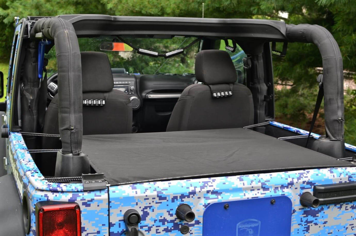 Steinjäger Interior Accessories Wrangler JK 2007-2018 Cab Organizers Cargo Cover 2 Door