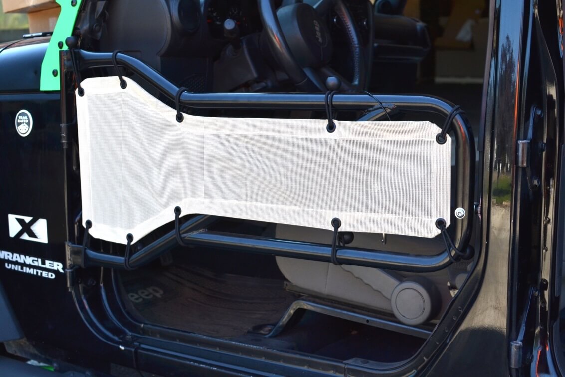Steinjäger Doors Wrangler JK 2007-2018 Inserts Front Doors Only White