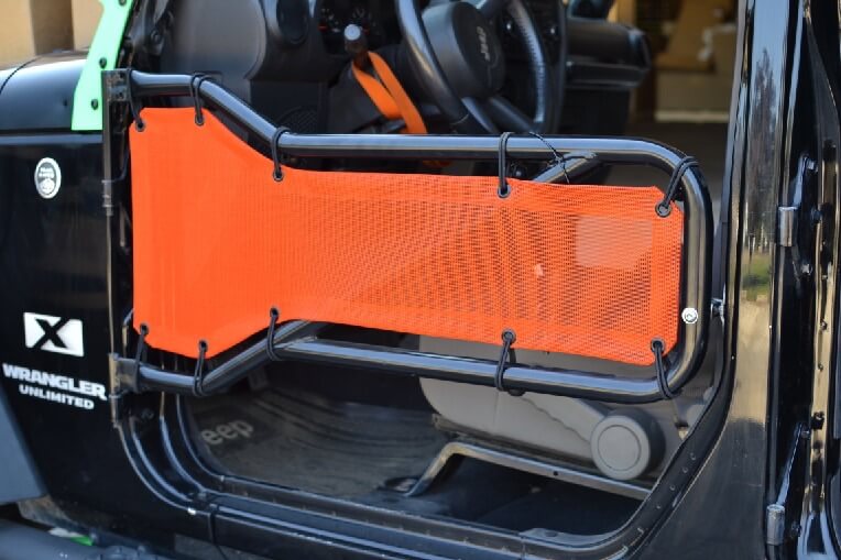 Steinjäger Doors Wrangler JK 2007-2018 Inserts Front Doors Only Orange
