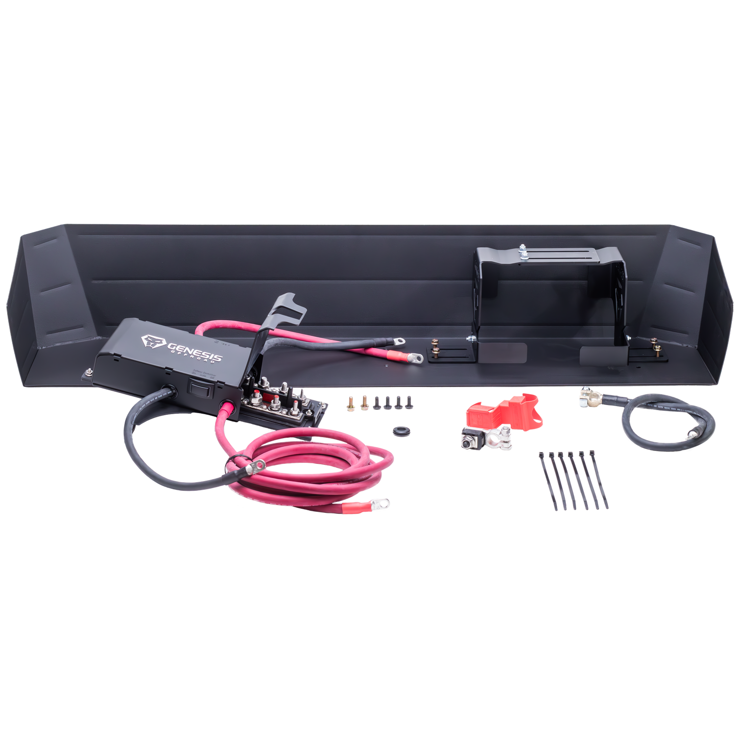 2021+ Diesel Gladiator Dual Battery Kit - Under Hood