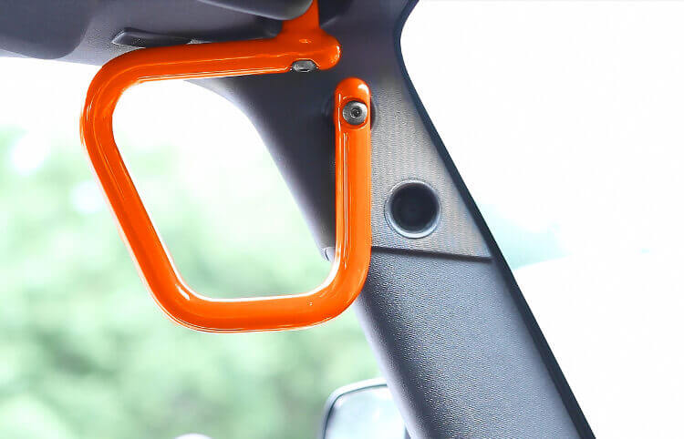 Steinjäger Interior Accessories Wrangler JK 2007-2018 Grab Handles Front Fluorescent Orange