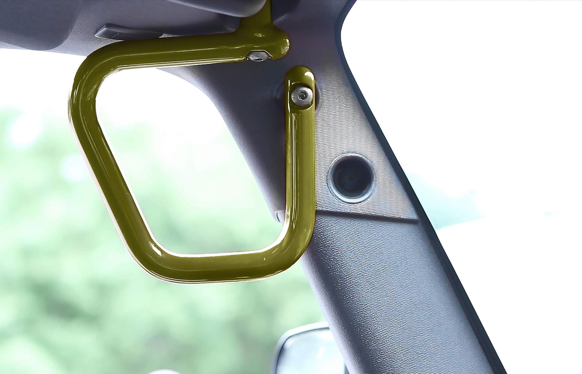 Steinjäger Interior Accessories Wrangler JK 2007-2018 Grab Handles Front Locas Green