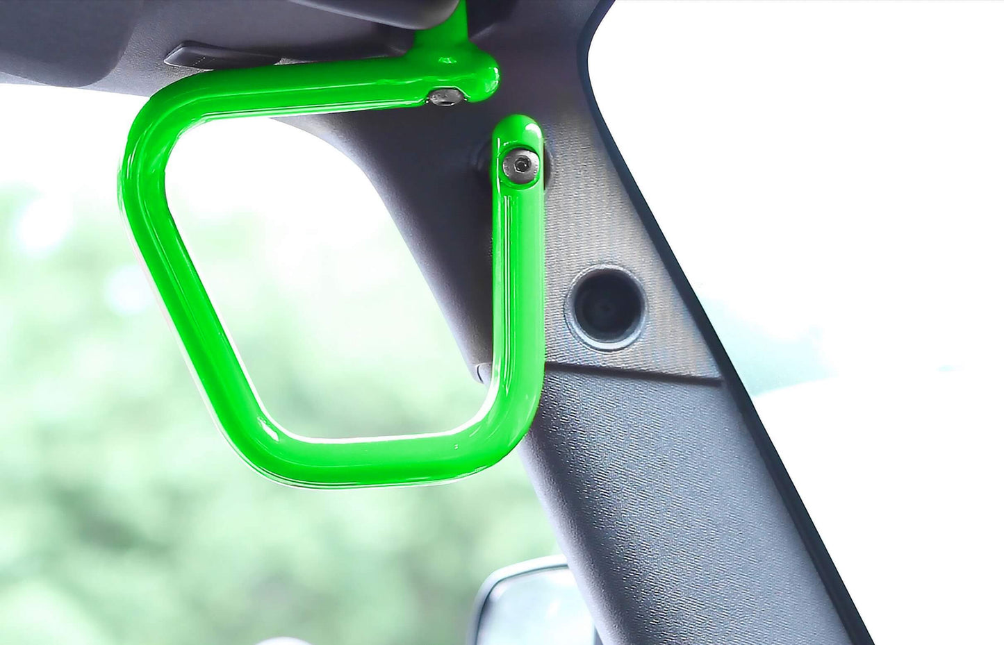 Steinjäger Interior Accessories Wrangler JK 2007-2018 Grab Handles Front Neon Green