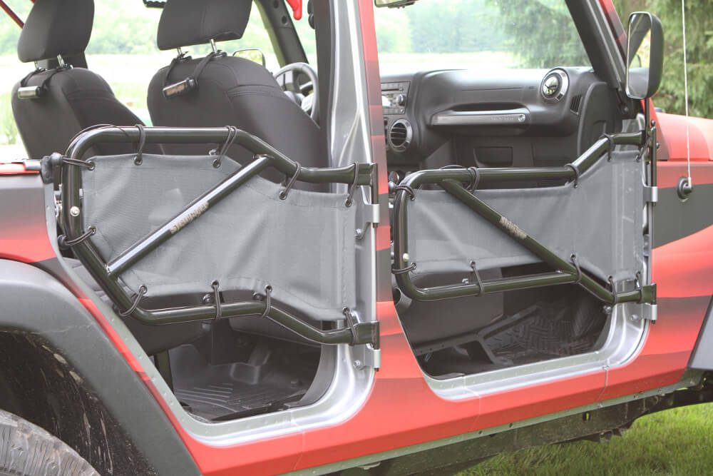 Steinjäger Doors Wrangler JK 2007-2018 Inserts Front and Rear Doors Gray