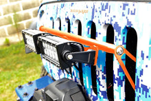 Steinjäger Exterior Accessories Wrangler JK 2007-2018 Light Mounts Grill Brackets Fluorescent Orange