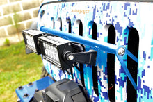 Steinjäger Exterior Accessories Wrangler JK 2007-2018 Light Mounts Grill Brackets and Lights Playboy Blue