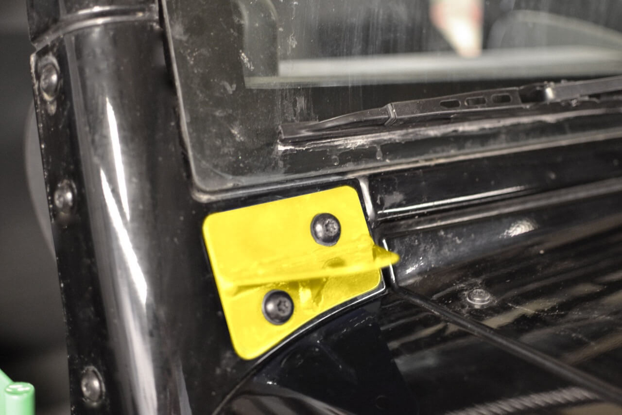 Steinjäger Exterior Accessories Wrangler JK 2007-2018 Light Mounts Lower Windshield Lemon Peel
