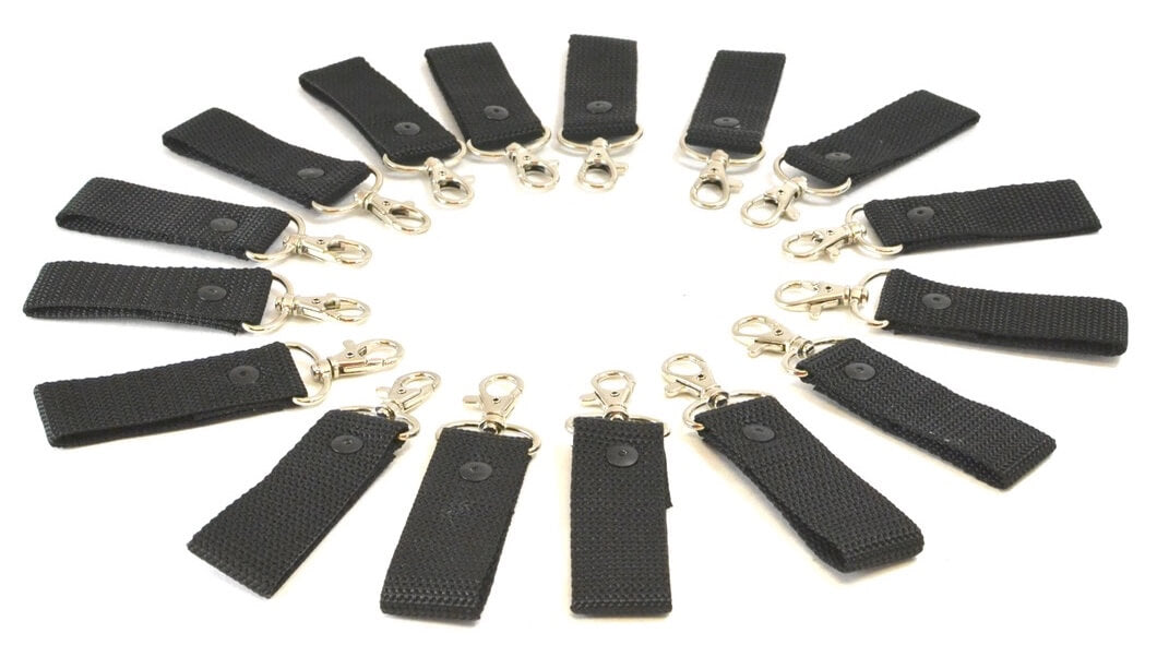 Steinjäger Tops and Covers Wrangler JK 2007-2017 Replacement Zipper Pulls 16 Pack, Black