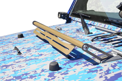 Steinjäger Exterior Accessories Wrangler JK 2007-2018 Light Mounts Hood Hinge Mount Brackets Military Beige