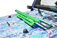 Steinjäger Exterior Accessories Wrangler JK 2007-2018 Light Mounts Hood Hinge Mount Brackets Neon Green