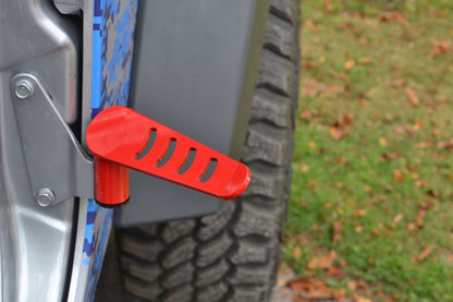 Steinjäger Exterior Accessories Wrangler JK 2007-2018 Foot Pegs Red Baron