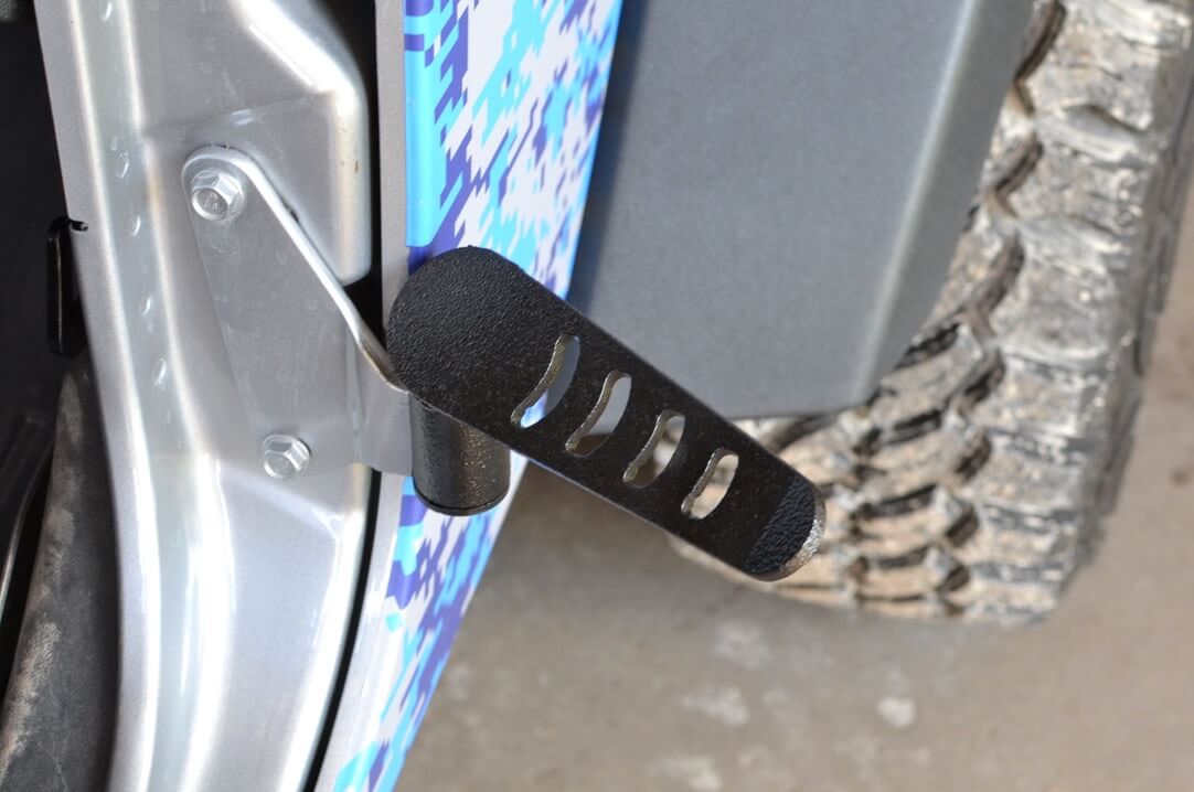Steinjäger Exterior Accessories Wrangler JK 2007-2018 Foot Pegs Texturized Black