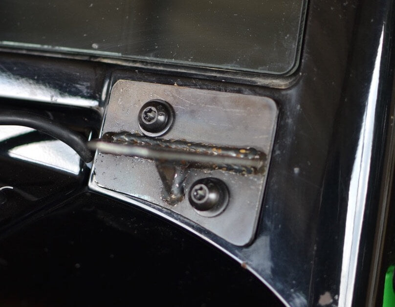 Steinjäger Exterior Accessories Wrangler JK 2007-2018 Light Mounts Lower Windshield Brackets and Lights Bare